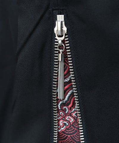 Namimaku Jacquard Zip Hakama Pants