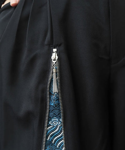 Namimaku Jacquard Zip Hakama Pants
