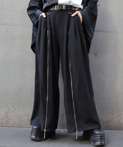 Namimaku Jacquard Zip Hakama Pants