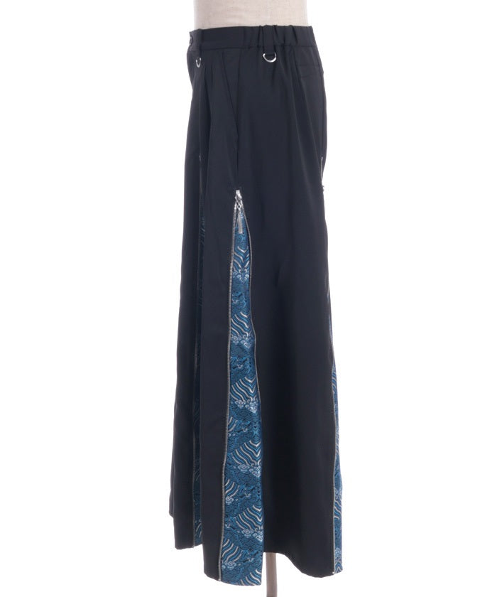 Namimaku Jacquard Zip Hakama Pants
