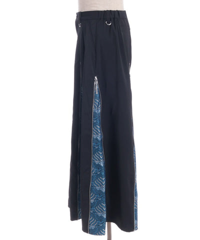 Namimaku Jacquard Zip Hakama Pants