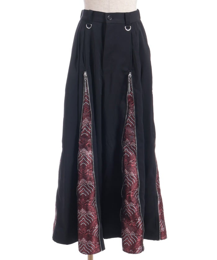 Namimaku Jacquard Zip Hakama Pants