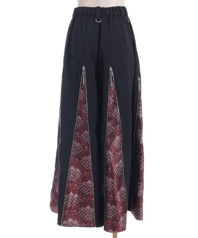 Namimaku Jacquard Zip Hakama Pants