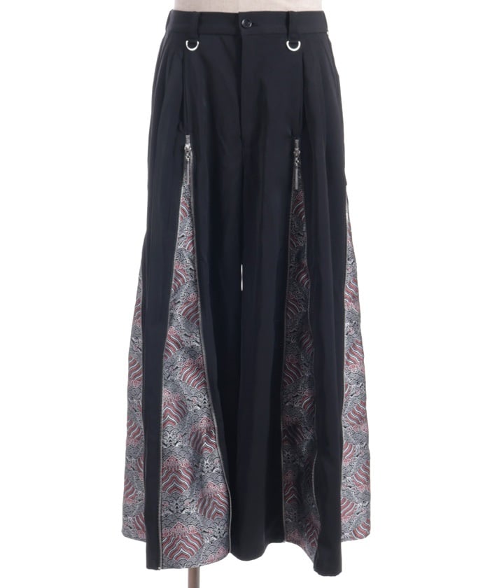 Namimaku Jacquard Zip Hakama Pants