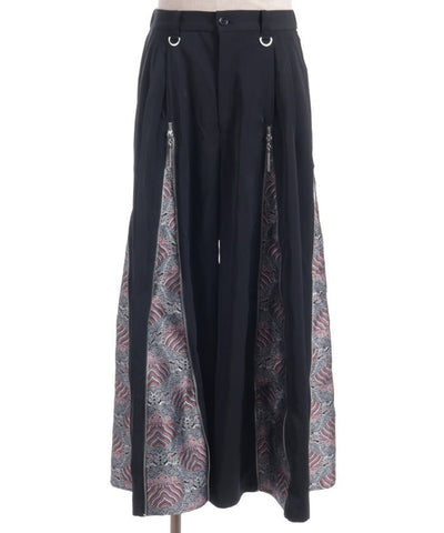 Namimaku Jacquard Zip Hakama Pants