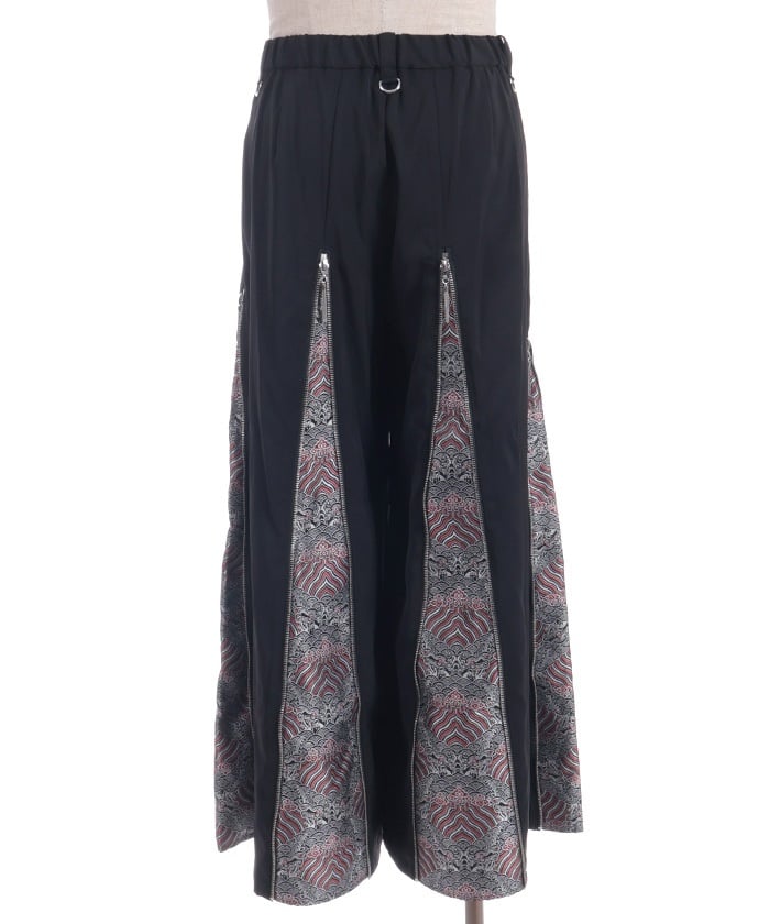 Namimaku Jacquard Zip Hakama Pants