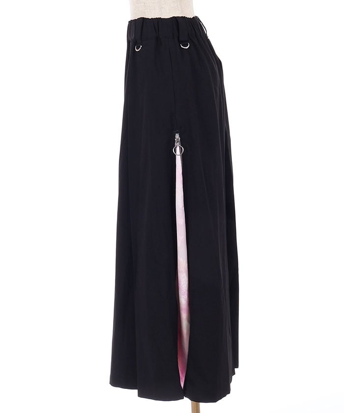 Hydrangea & Butterfly Jacquard Hakama Pants – axes femme from JAPAN