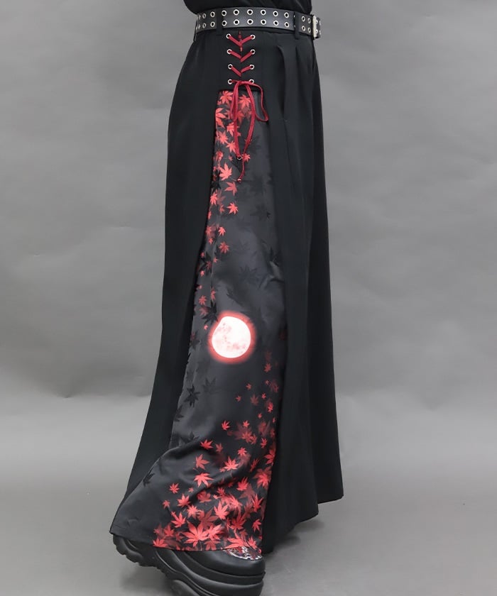 Autumn Leaves & Moon Hakama Pants – axes femme from JAPAN
