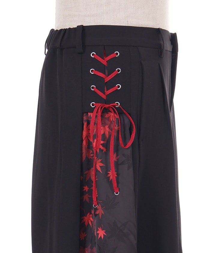 Autumn Leaves & Moon Hakama Pants – axes femme from JAPAN
