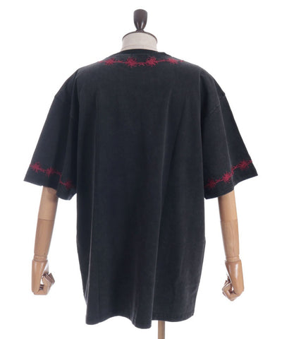 Higanbana Embroidery Short Sleeve T-Shirt