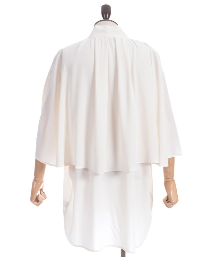 Weeping Sakura Embroidery Cape Haori – axes femme from JAPAN