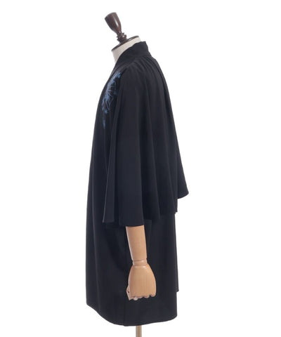 Autumn Leaves & Folding Fan Cape Haori