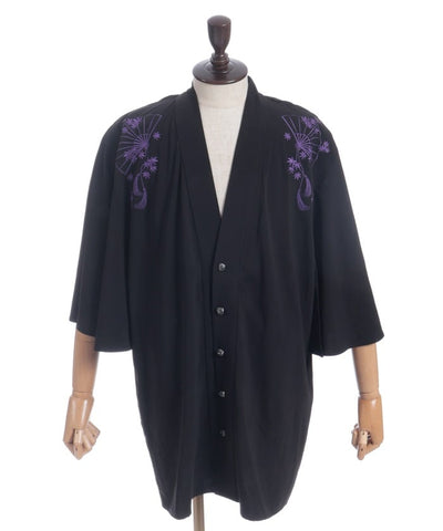 Autumn Leaves & Folding Fan Cape Haori