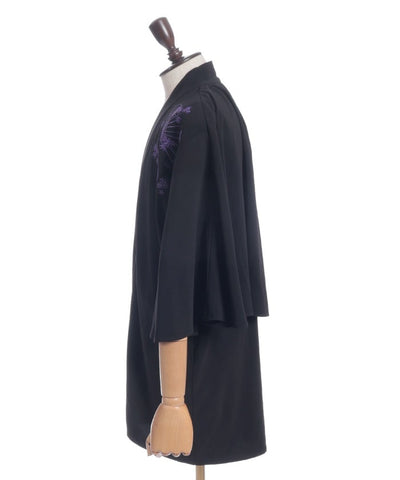 Autumn Leaves & Folding Fan Cape Haori