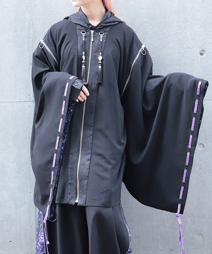 Onmyoji & Astrology Haori with Zipper – axes femme from JAPAN
