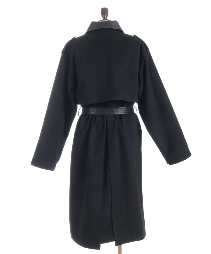 Camellia Embroidery Trench Coat – axes femme from JAPAN