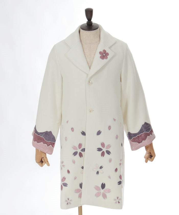 Sakura Patchwork Embroidery Coat