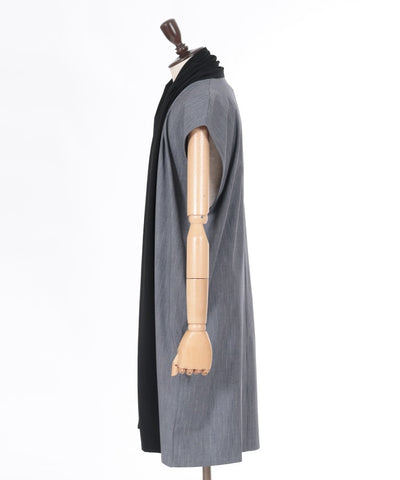 Drape Gown Long Gilet