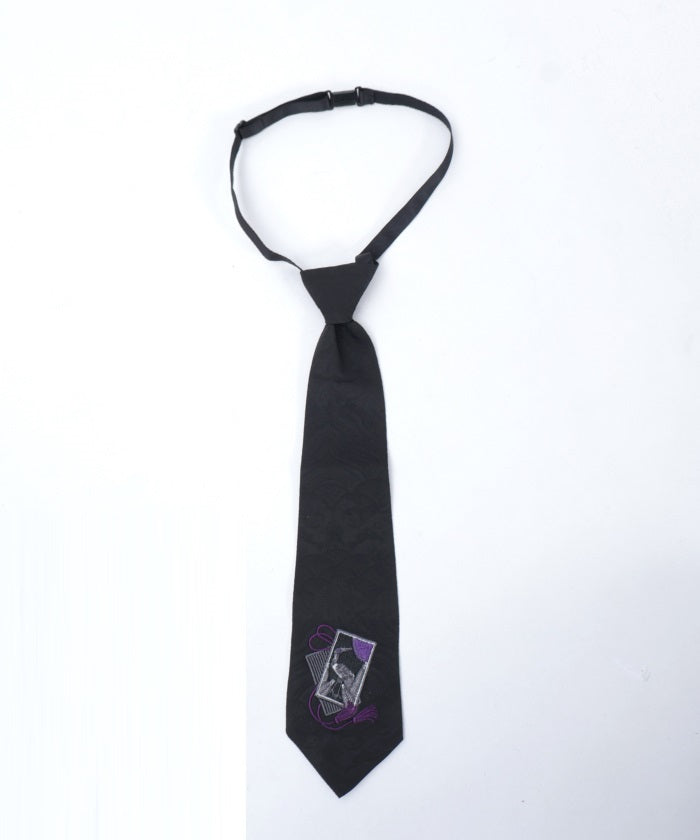Hanafuda Embroidery Necktie