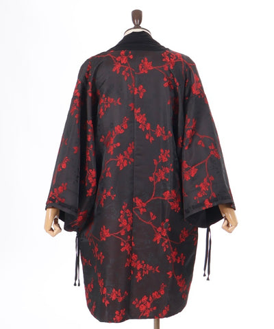 Flower Pattern Jacquard Haori