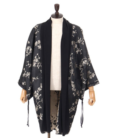 Flower Pattern Jacquard Haori