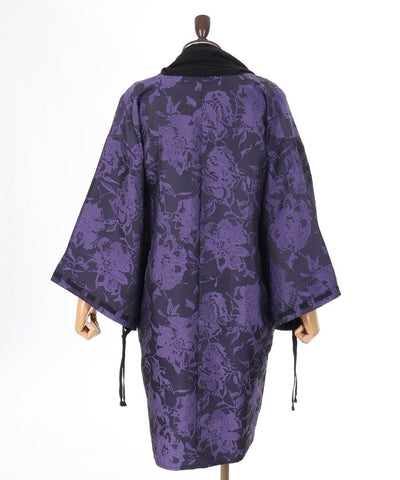 Flower Pattern Jacquard Haori