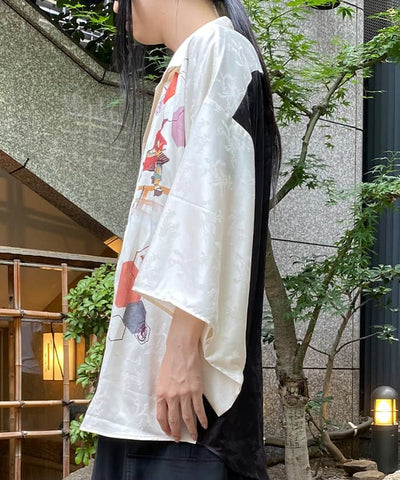 Benkei & Ushiwakamaru Kimono Sleeve Shirt