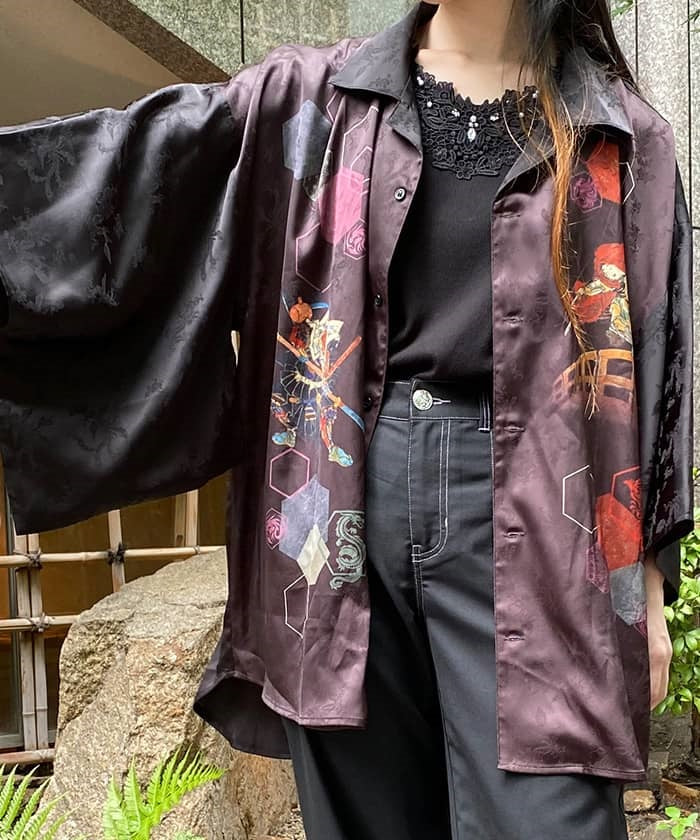 Benkei & Ushiwakamaru Kimono Sleeve Shirt