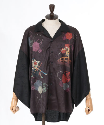 Benkei & Ushiwakamaru Kimono Sleeve Shirt