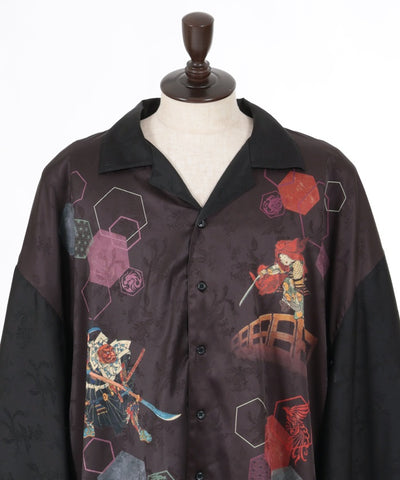 Benkei & Ushiwakamaru Kimono Sleeve Shirt