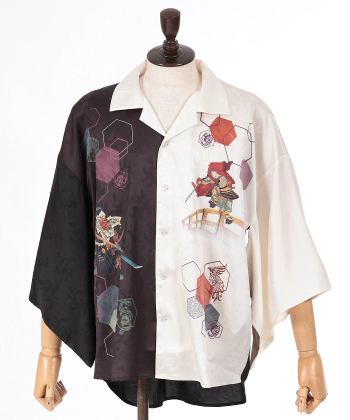 Benkei & Ushiwakamaru Kimono Sleeve Shirt