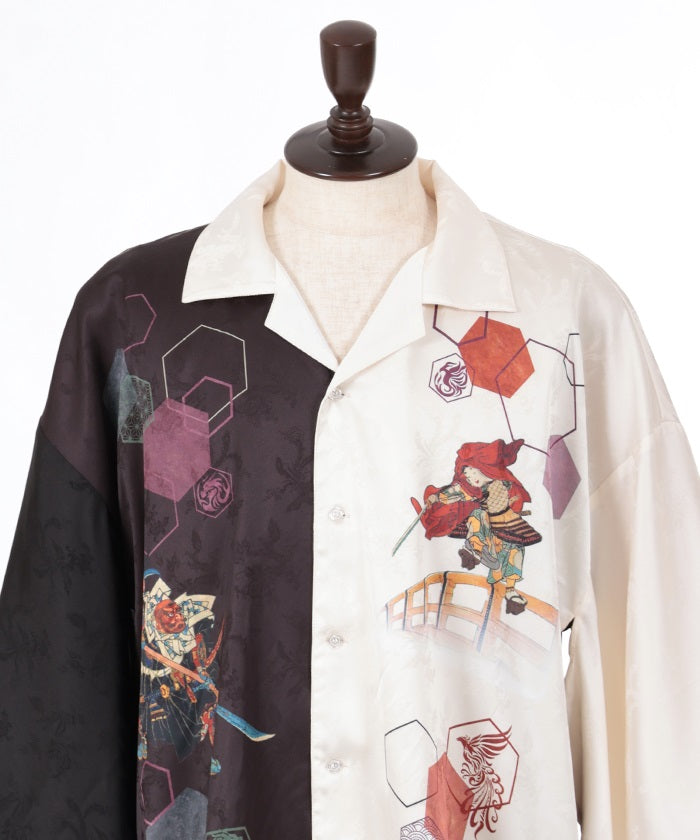 Benkei & Ushiwakamaru Kimono Sleeve Shirt