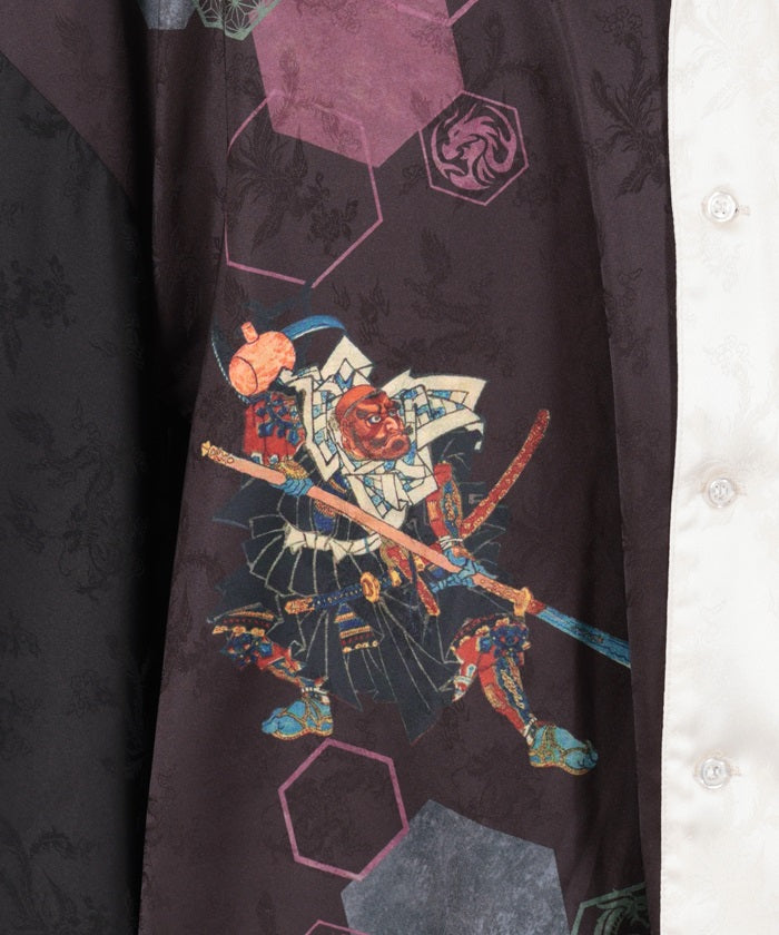 Benkei & Ushiwakamaru Kimono Sleeve Shirt