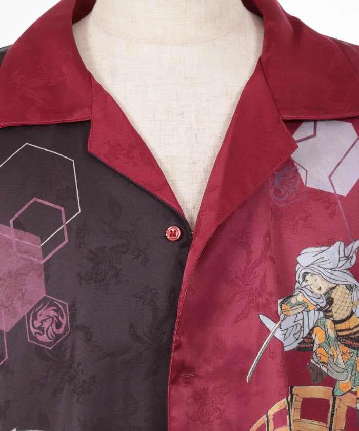 Benkei & Ushiwakamaru Kimono Sleeve Shirt