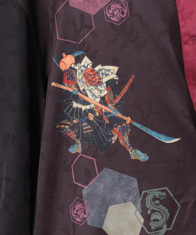 Benkei & Ushiwakamaru Kimono Sleeve Shirt