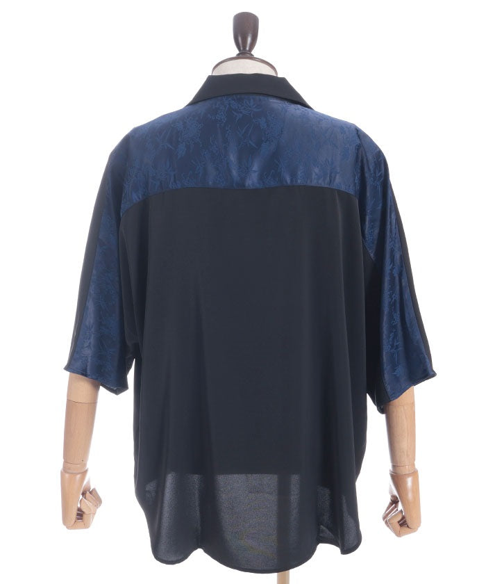 Higanbana Embroidery Short Sleeve Shirt