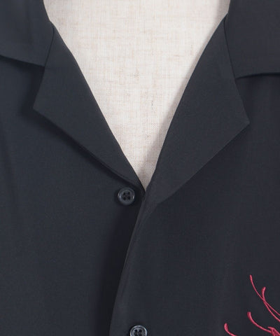 Higanbana Embroidery Short Sleeve Shirt