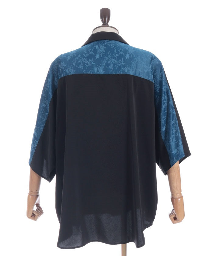 Higanbana Embroidery Short Sleeve Shirt