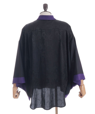 Kongou Rikishi Print Japanese Sleeve Shirt