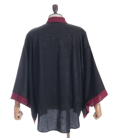 Kongou Rikishi Print Japanese Sleeve Shirt