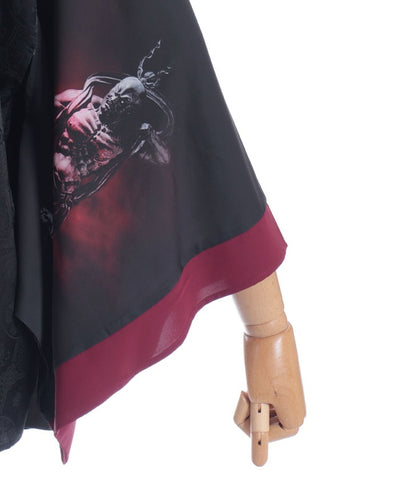 Kongou Rikishi Print Japanese Sleeve Shirt