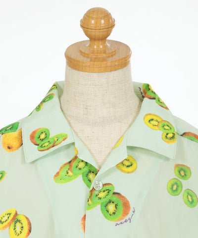 Kids/Kiwi Print Aloha Shirt