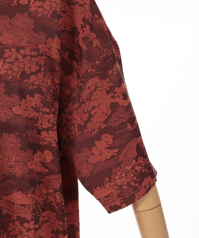Edo Style Jacquard Short Sleeve Shirt