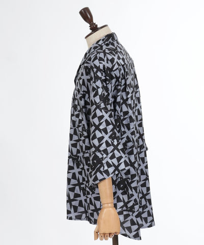 Ninja Pattern Kimono Sleeve Shirt