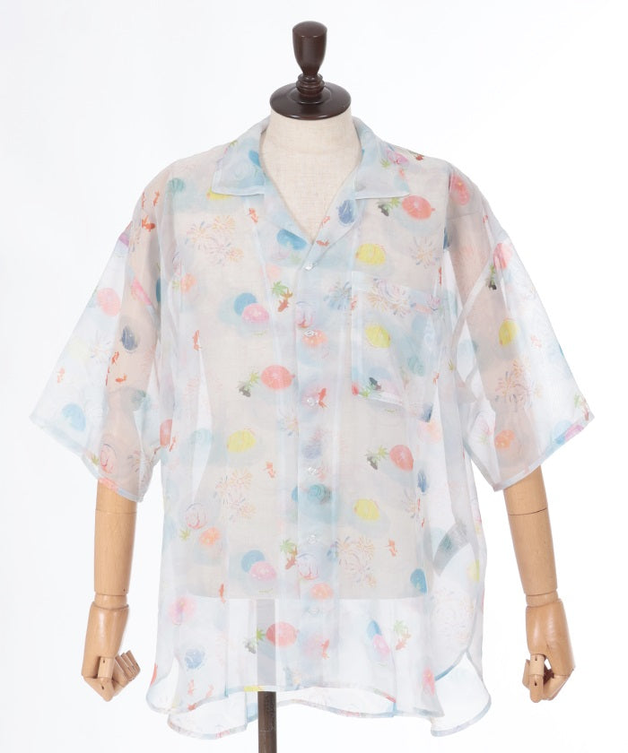 Ennichi Water Balloon Pattern Shirt