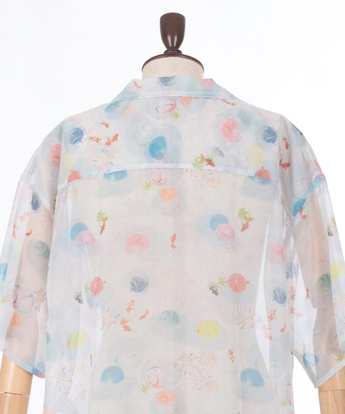 Ennichi Water Balloon Pattern Shirt