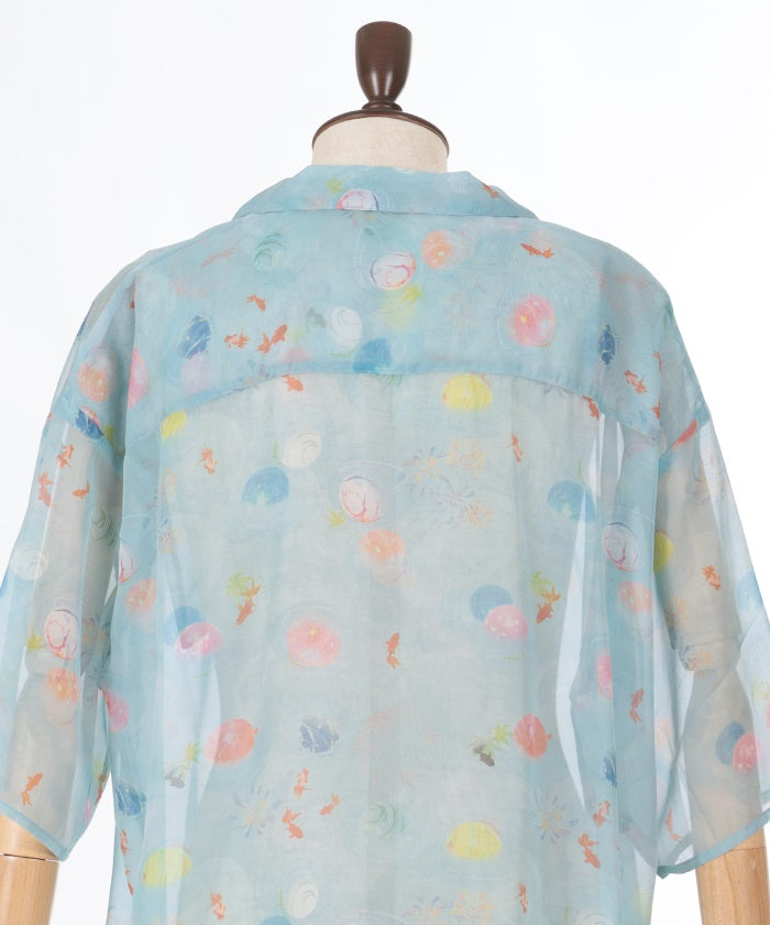 Ennichi Water Balloon Pattern Shirt