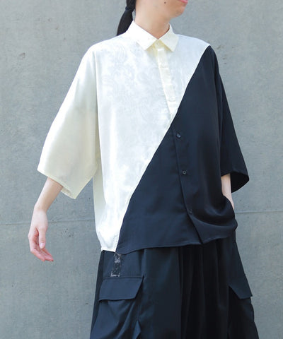 Bias Panel Dolman Shirt