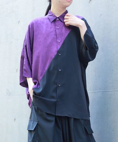 Bias Panel Dolman Shirt