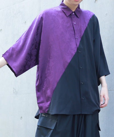 Bias Panel Dolman Shirt